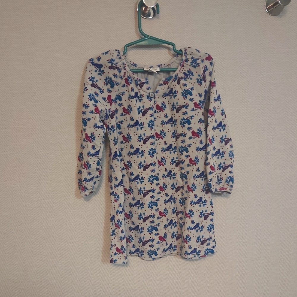 Little Maven 100% Cotton 3Y Birds Dress Adorable Euc